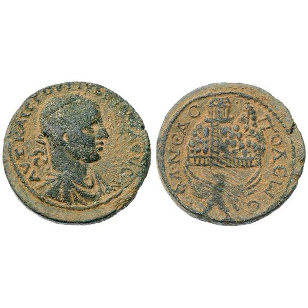 Samaria, Neapolis. Trebonianus Gallus. Æ (12.28 g), AD 251-253