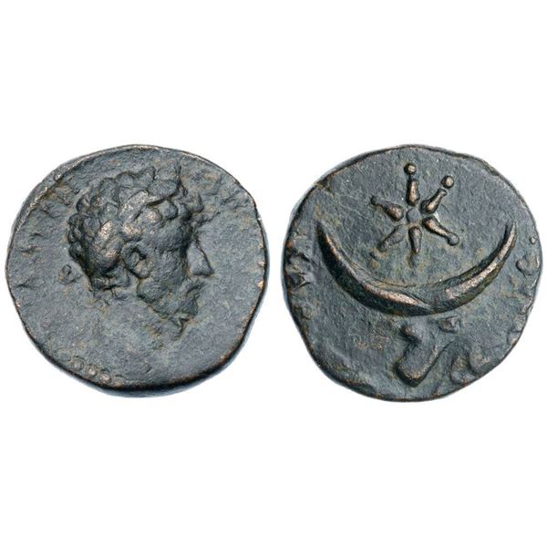 Mesopotamia, Carrhae. Marcus Aurelius. Æ (5.17 g), AD 161-180