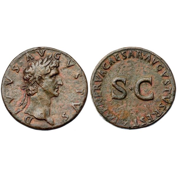 Divus Augustus. Æ Sestertius (24.52 g), died AD 14