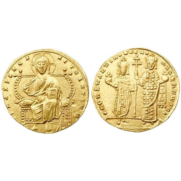 Constantine VII and Romanus I. Gold Solidus (4.48 g), 920-944