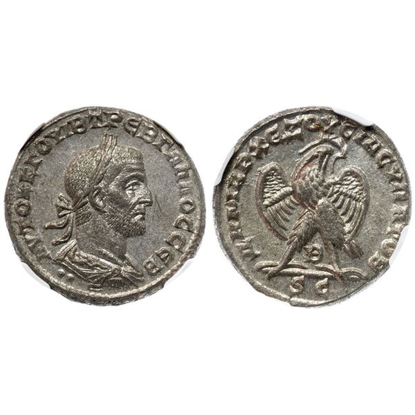 Syria, Seleucis and Pieria. Antioch. Trebonianus Gallus. BI Tetradrachm (11.22 g)