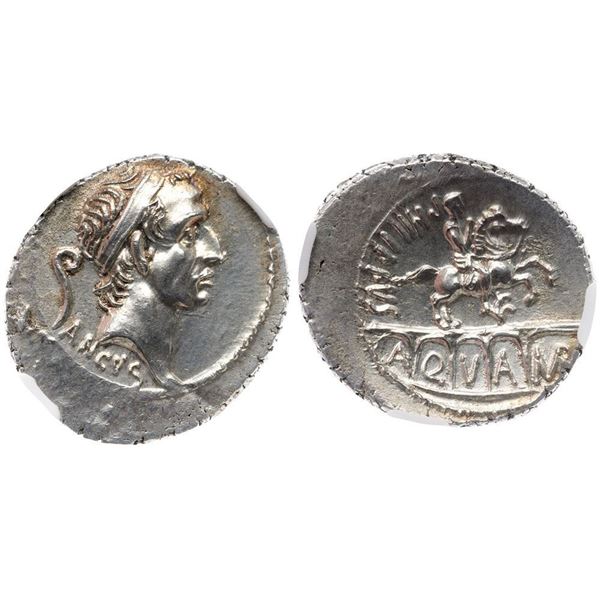 L. Marcius Philippus. Silver Denarius (3.64 g), 57 BC