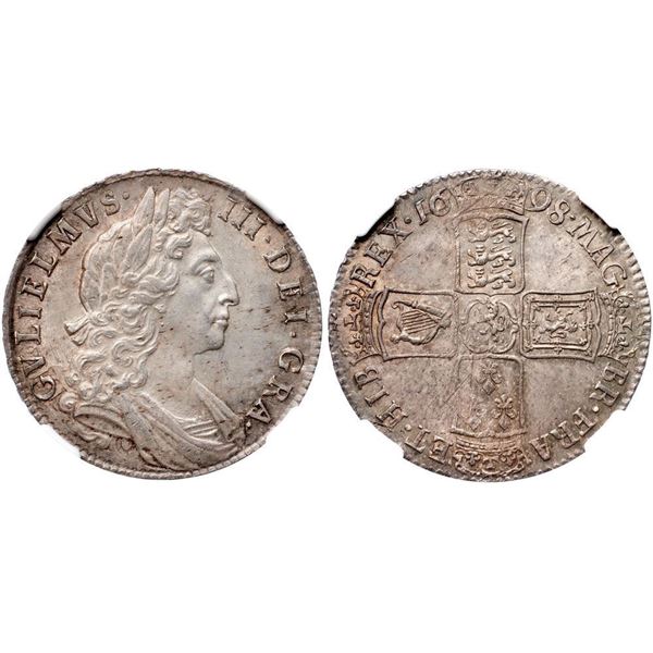 England. William III (1694-1702). Silver Halfcrown, 1698.