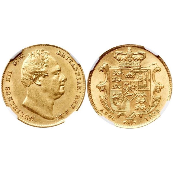 William IV (1830-1837). Gold Sovereign, 1835.