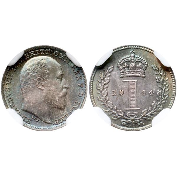 Edward VII (1901-1910). Silver Maundy Penny, 1904.