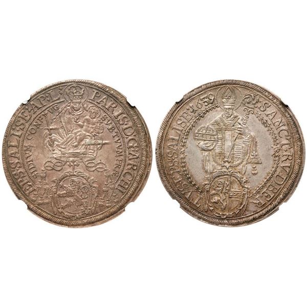 Salzburg. Archbishop Paris v. Lodron (1619-1653). Silver Taler, 1639.
