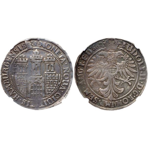 Hamburg. Freie und Hansestadt. Silver Taler, 1607.
