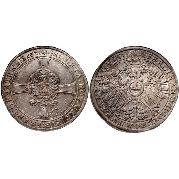Frankfurt. Freie Reichsstadt. Silver Taler, 1624. 28.83g.