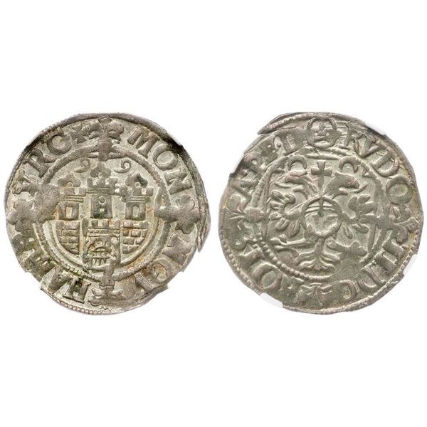 Hamburg. Freie Hansestadt. Silver Doppelschilling (15)99.
