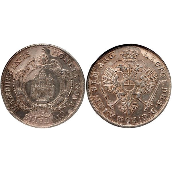 Hamburg. Freie Hansestadt. Silver Taler, 1694 IR. 28.90g.