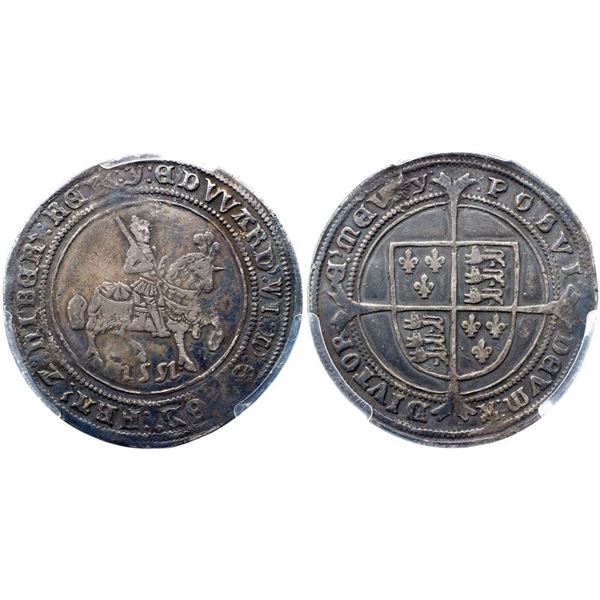 Edward VI (1547-1553). Third period, Fine silver issue. Silver Halfcrown.