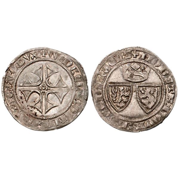 Wencelas I (1353-1383). AR Gros Blanc. 3.25g.