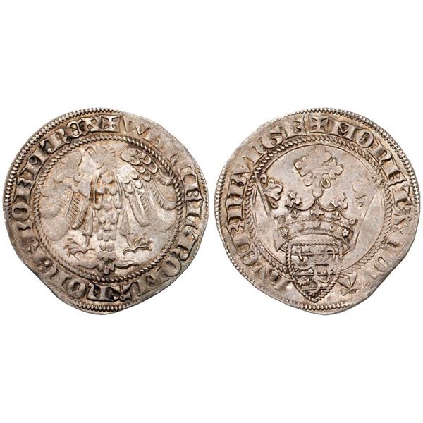 Wencelas II, “the Lazy” (1383-1388). AR Gros. 3.0g.