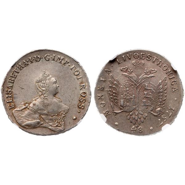 Kopecks Livonaises 1757.