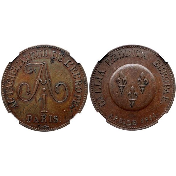 Pattern 5 Francs 1814.