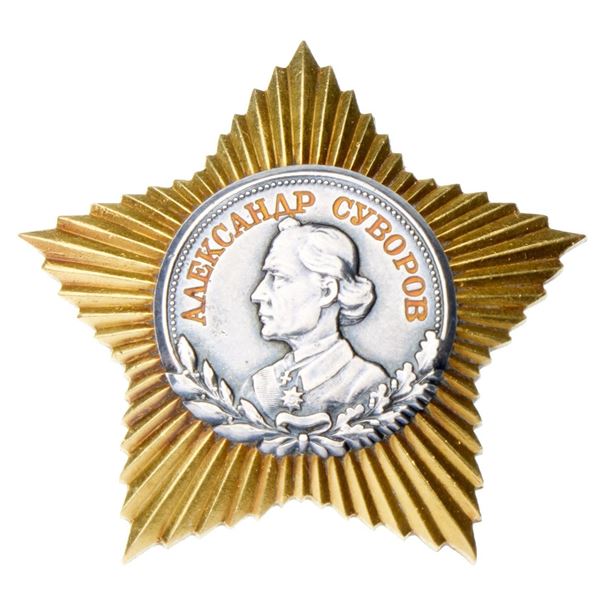 Researched Order of A. Suvorov 2nd Class.