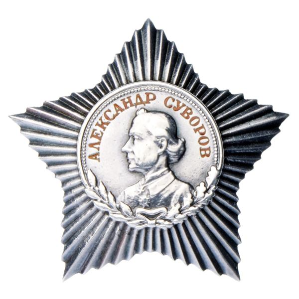 Researched Order of A. Suvorov 3rd Class.