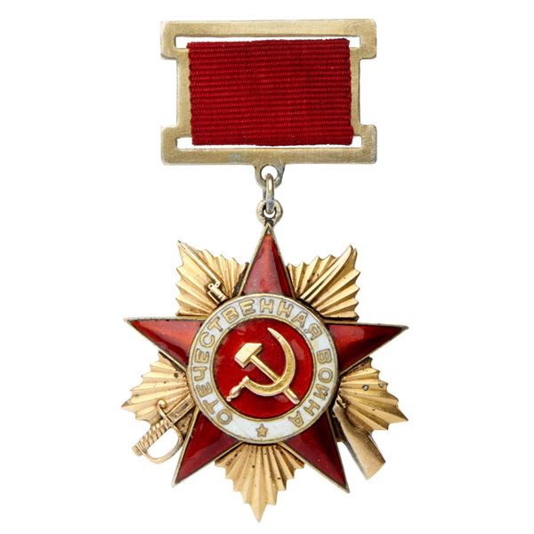 Order of the Patriotic War 1st Class.