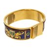 Image 2 : Hermes Multicolor Enamel Elephant Bangle Bracelet