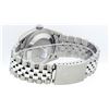 Image 6 : Rolex Mens Quickset Stainless Steel Gray Index Datejust Fluted Bezel Jubilee Ban