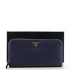 Image 1 : Prada Zip Around Wallet Vitello Move Long