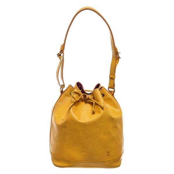 Louis Vuitton Yellow Epi Leather Noe Bucket Bag