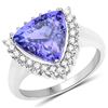 Image 1 : 5.08ct Tanzanite 14K White Gold Ring