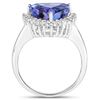 Image 2 : 5.08ct Tanzanite 14K White Gold Ring