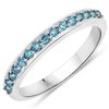14KT White Gold 0.35ctw Blue Diamond Ring