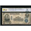 1902 $5 Dedham MA National PCGS 20
