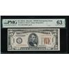 1934A $5 Hawaii FRN PMG 63EPQ