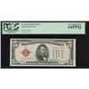Image 1 : 1928F $5 Legal Tender Note PCGS 64PPQ