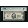 1934 $100 Chicago FRN PMG 64EPQ