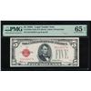 1928C $5 Mule Legal Tender Note PMG 65EPQ