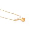 Image 2 : Plated 18KT Yellow Gold 1.04cts Citrine and Diamond Necklace