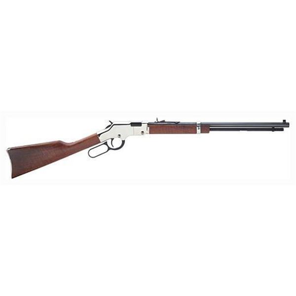 HENRY GOLDEN BOY SILVER .22WMR 20.5" OCTAGON WALNUT