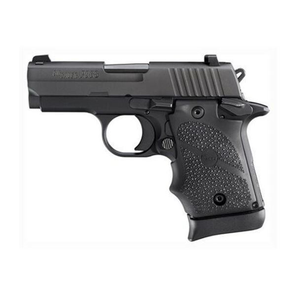 SIG P938 BRG 9MM 3" SAO SIGLITE (1)7RD RUBBER/BLACK