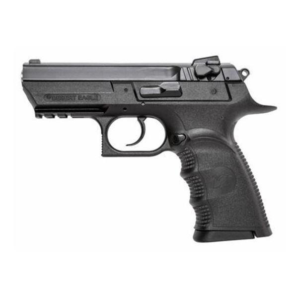 DESERT EAGLE BABY III 9MM 15RD. MIDSIZE BLK POLY W/RAIL