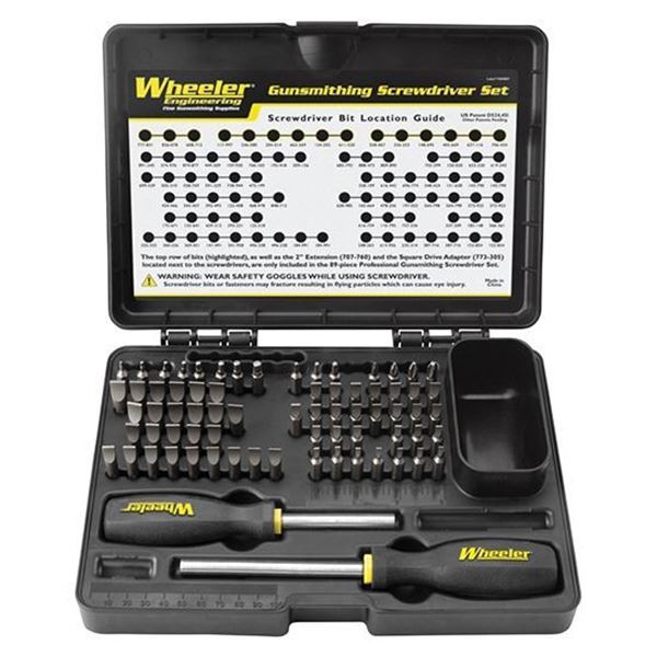 WHEELER 72 PIECE GUN SCREWDRIVER KIT