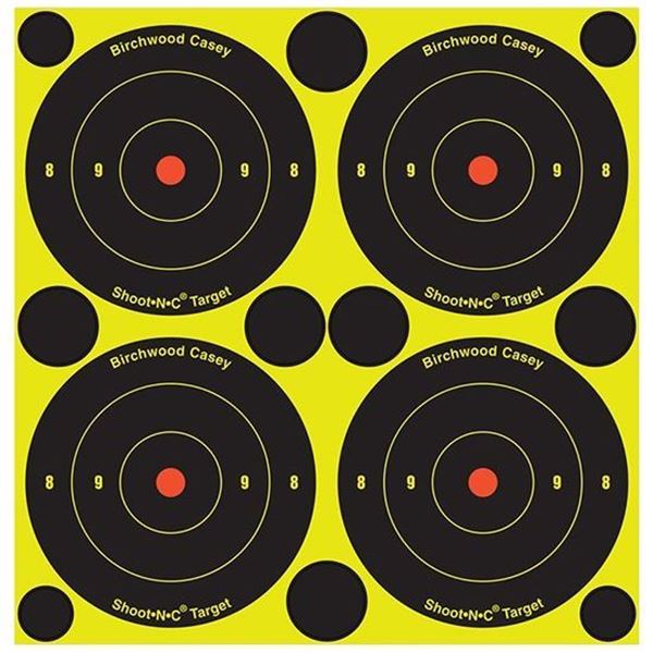 BC SHOOT-N-C 3" BULLSEYE 240 TARGETS