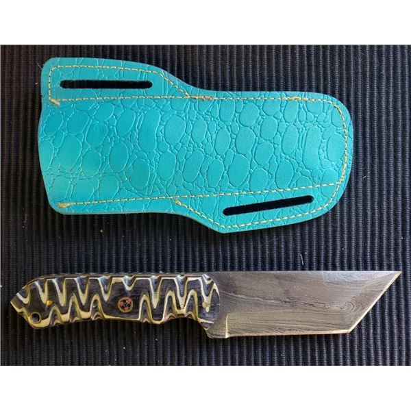 Hand Forged Damscus Steel Fixed Blade Knife