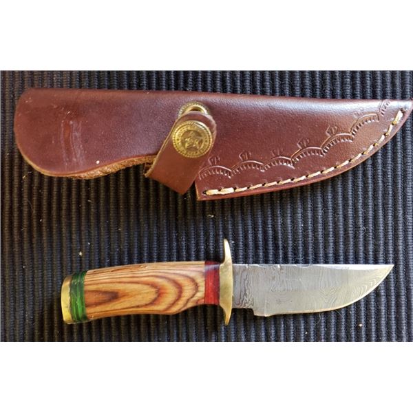 Hand Forged Damscus Steel Fixed Blade Knife