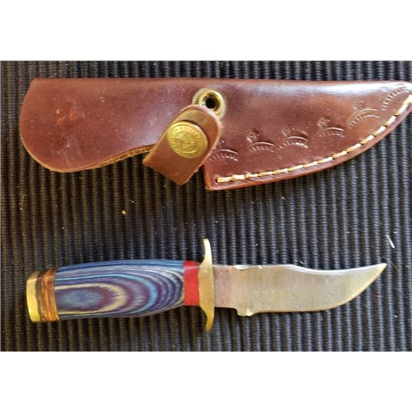 Hand Forged Damscus Steel Fixed Blade Knife