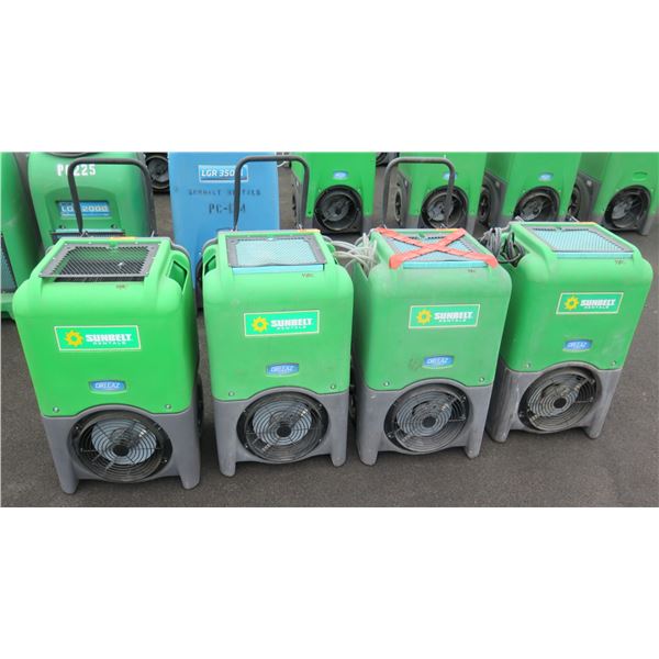 Kapolei:  Qty 4 Dri-EAZ Model F412-GRN Industrial Dehumidifiers, Needs Repair