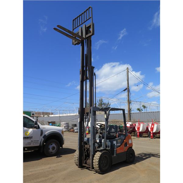 Kapolei:  2014 Doosan G30E-5 Forklift, Needs Repair (Starts & Runs)