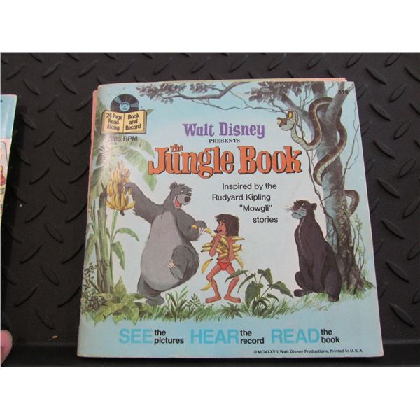 Vintage Disney record book