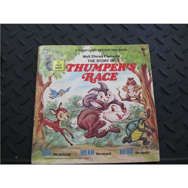 Vintage Disney record book