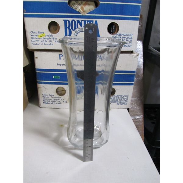 clear glass Vase