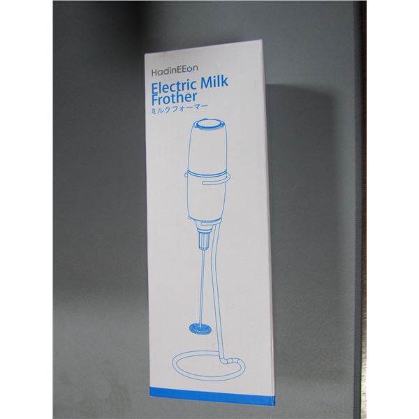 Electric Milk Frother, new in box