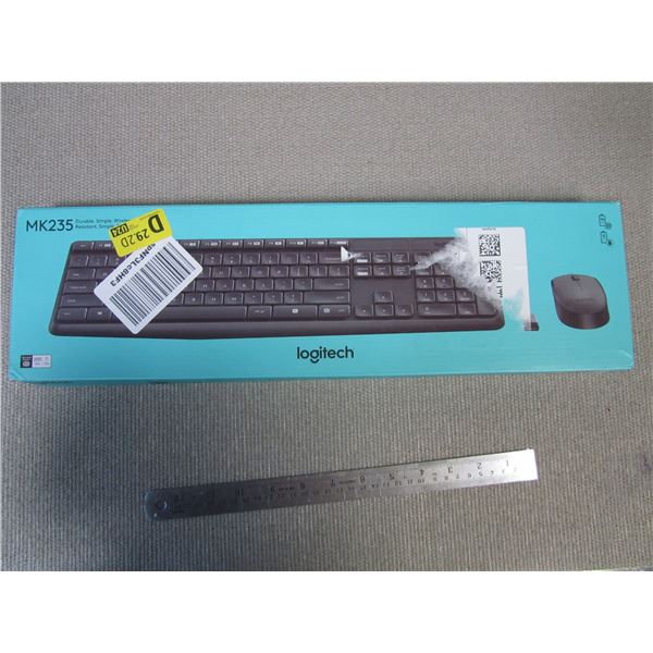 New in Box Logitech MK235 Wireless Keyboard and Mouse Set